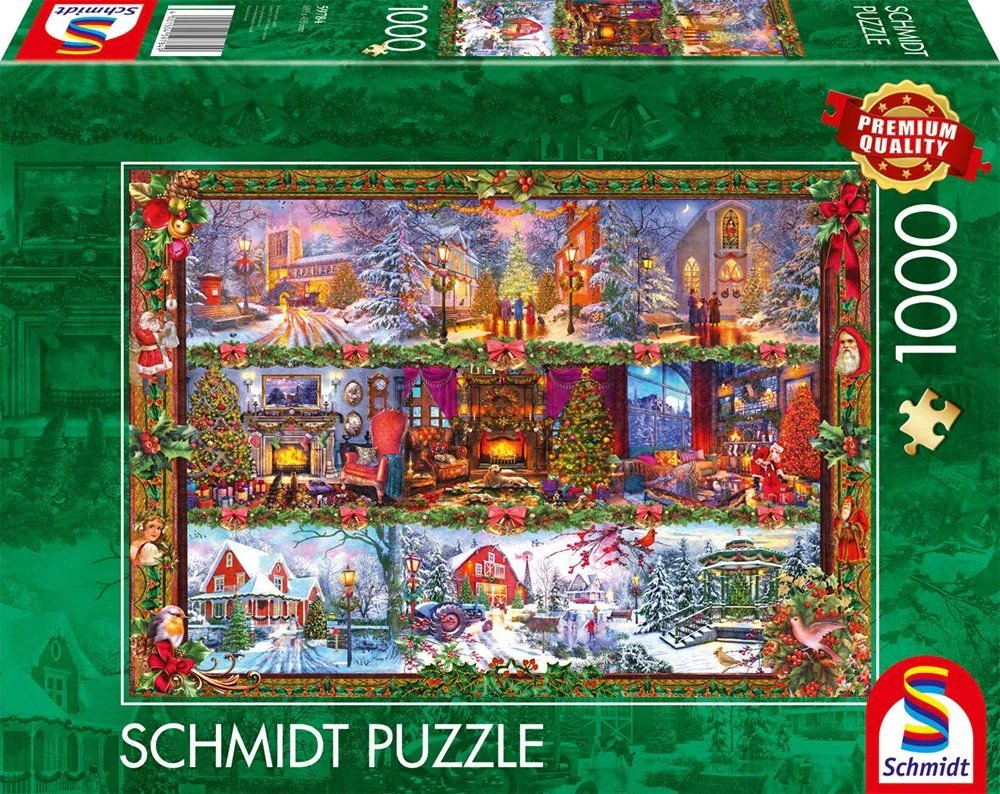Schmidt Juega Feliz Navidad, Puzzle 1000 Parts 59784