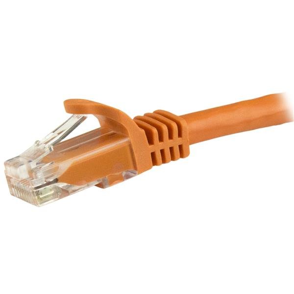 1.5 M Cat6 Cable Orange Cabl Snagless - 24 Awg Copper Wire