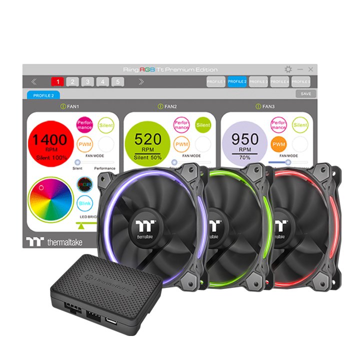 EAN 4717964405678 - Thermaltake CL-F051-PL14SW-A sistema de refrigeración para ordenador Carcasa del ordenador Ventilador 14 imagen 7