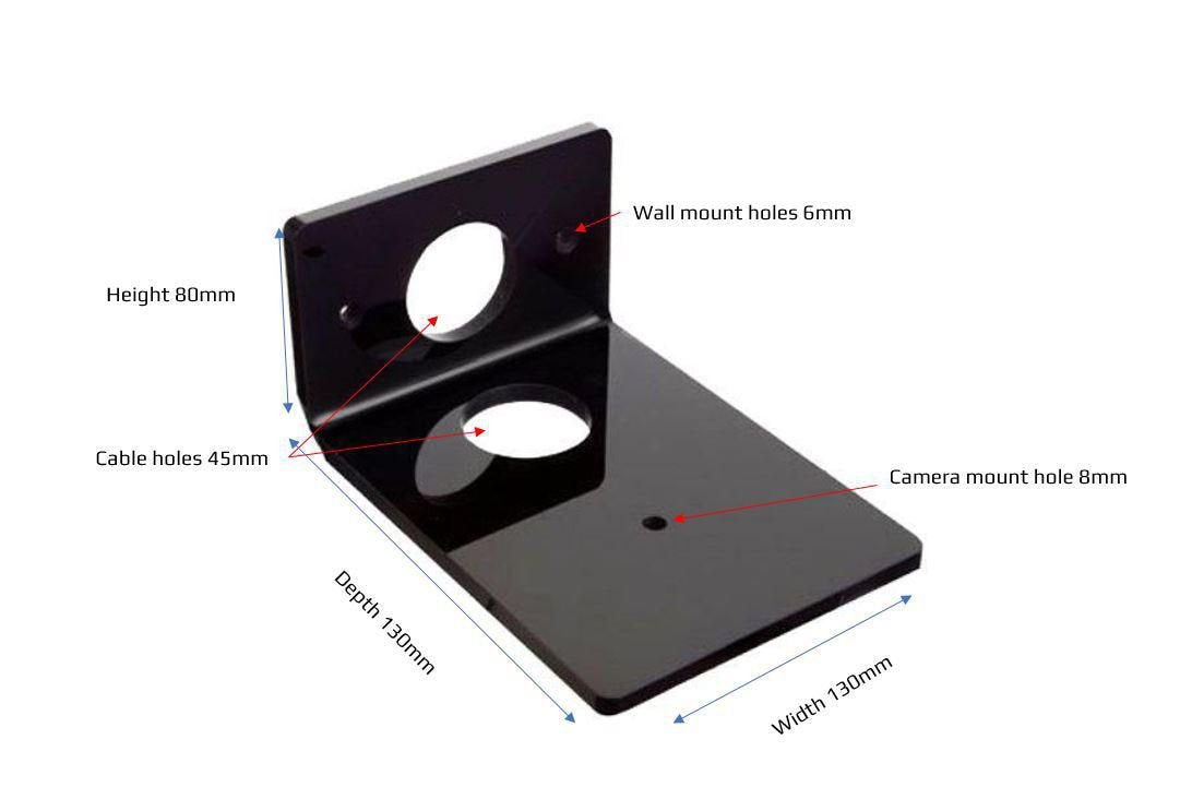 EAN 5711783918684 - Vivolink VLSHELF-S BLACK estante para equipo av Negro Plástico imagen 2