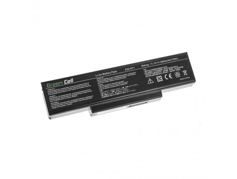 Bateria Green Cell Para Asus K72 K73 N71 N73 A32-K72 11.1v 6600mah