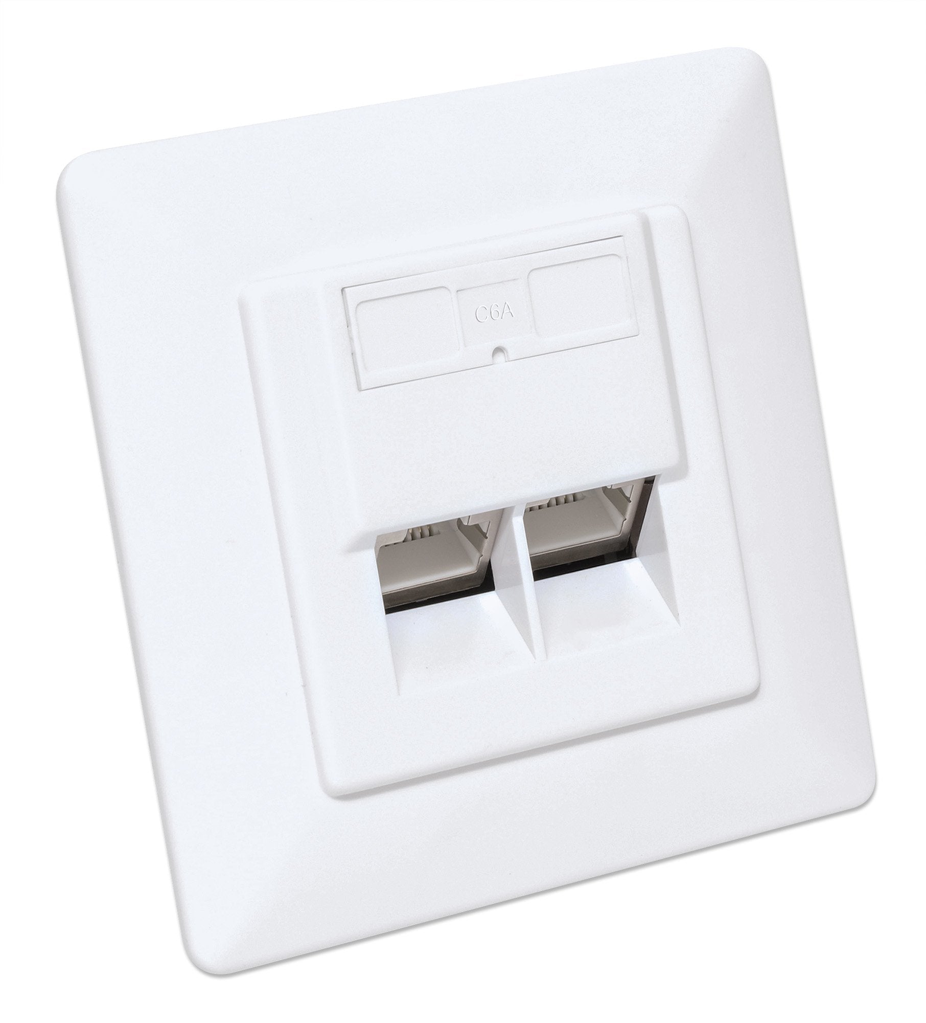 EAN 0766623771917 - Intellinet 771917 toma de corriente 2 x RJ-45 Blanco imagen 2