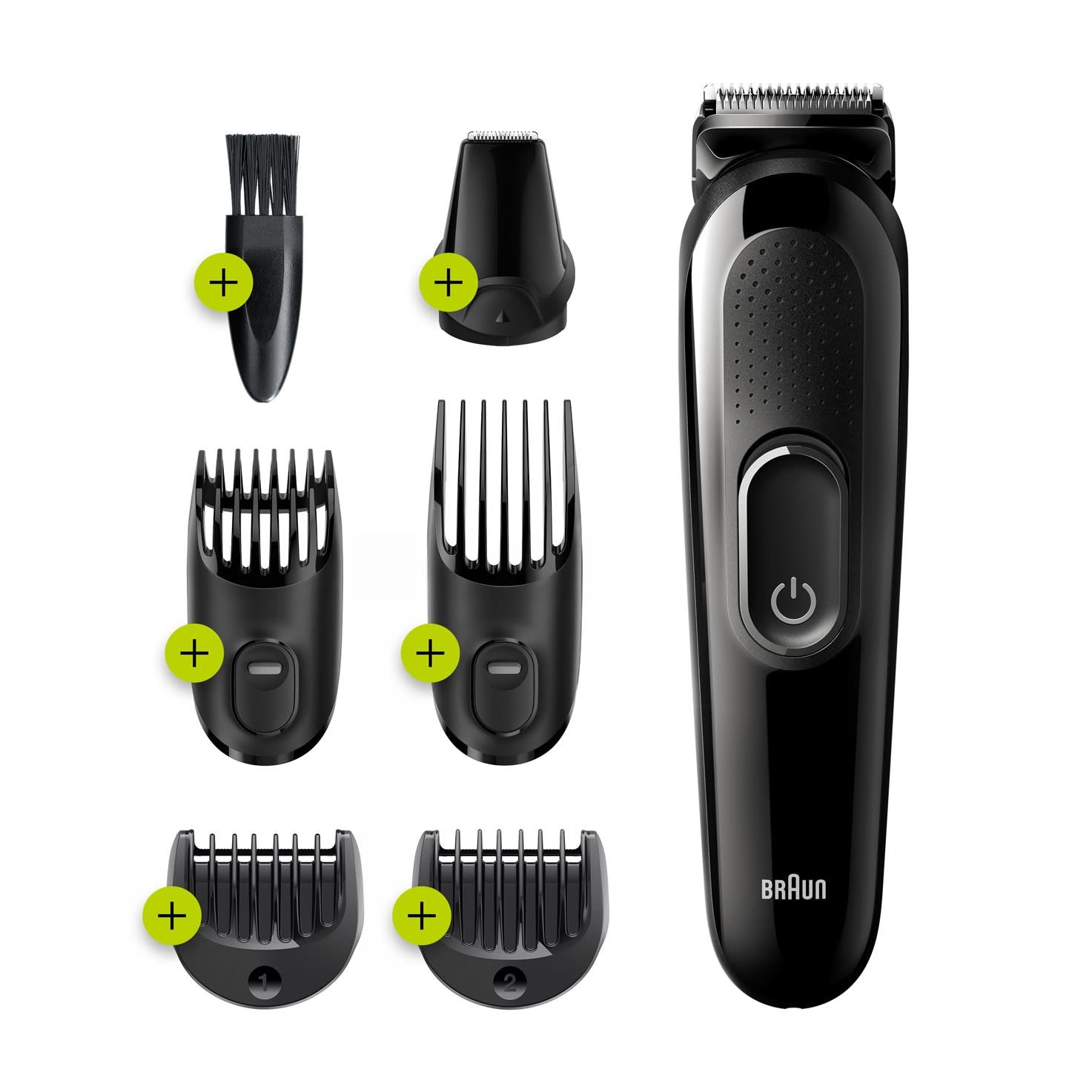 EAN 4210201282112 - Braun Multigroomer MGK3225 depiladora para la barba Batería 13 2,1 cm Negro imagen 2