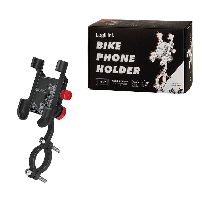 Logilink Aa0148 Soporte Smartphone 3,5-7" Negro, Rojo