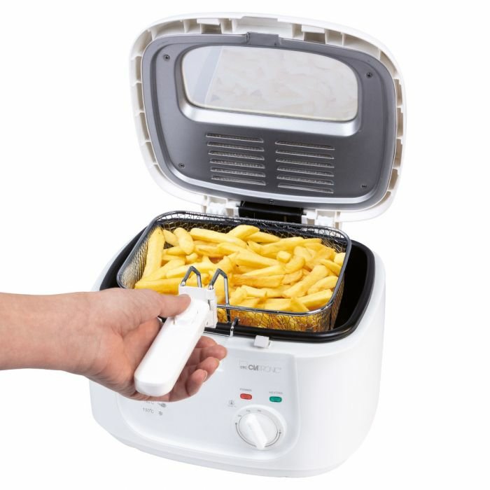 Freidora Clatronic Fr 3771 Blanca, 1.800 W, Depósito De Aceite 2,5 Litros 263963