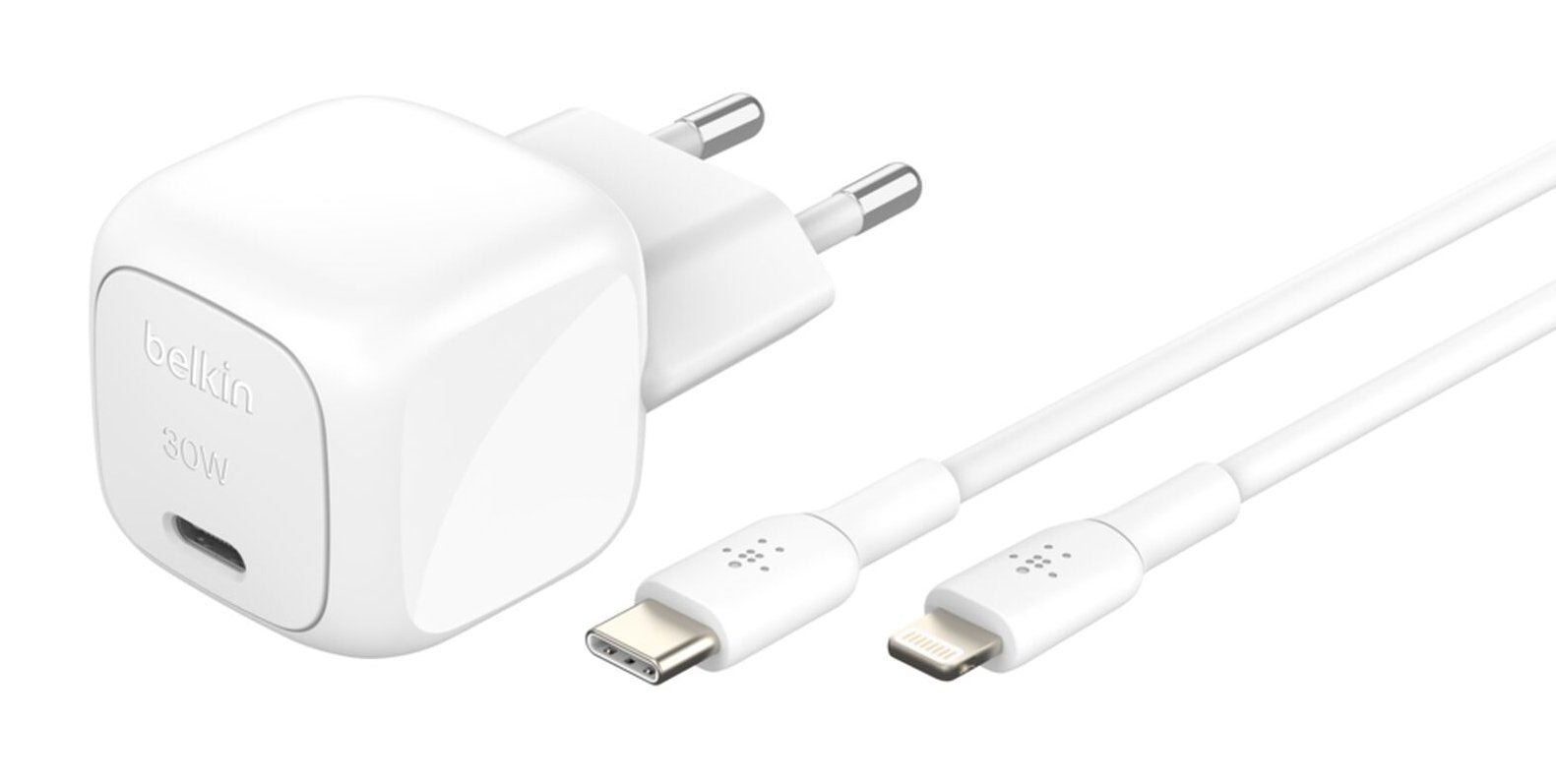 EAN 0745883904082 - Belkin WCA008KQ1MWH-B5 cargador de dispositivo móvil Universal Blanco Corriente alterna Carga rápida Inte imagen 1