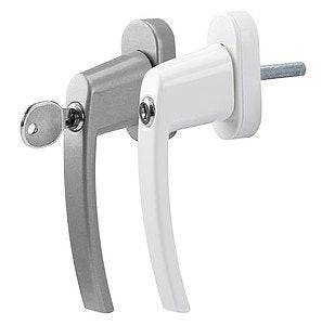 Manilla De Ventana Olympia Con Cerradura Fgs 100, Blanco