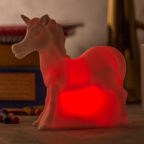 Lámpara Thumbs Up! De Ambiente Unicornio Cambio De Color Led Blanco