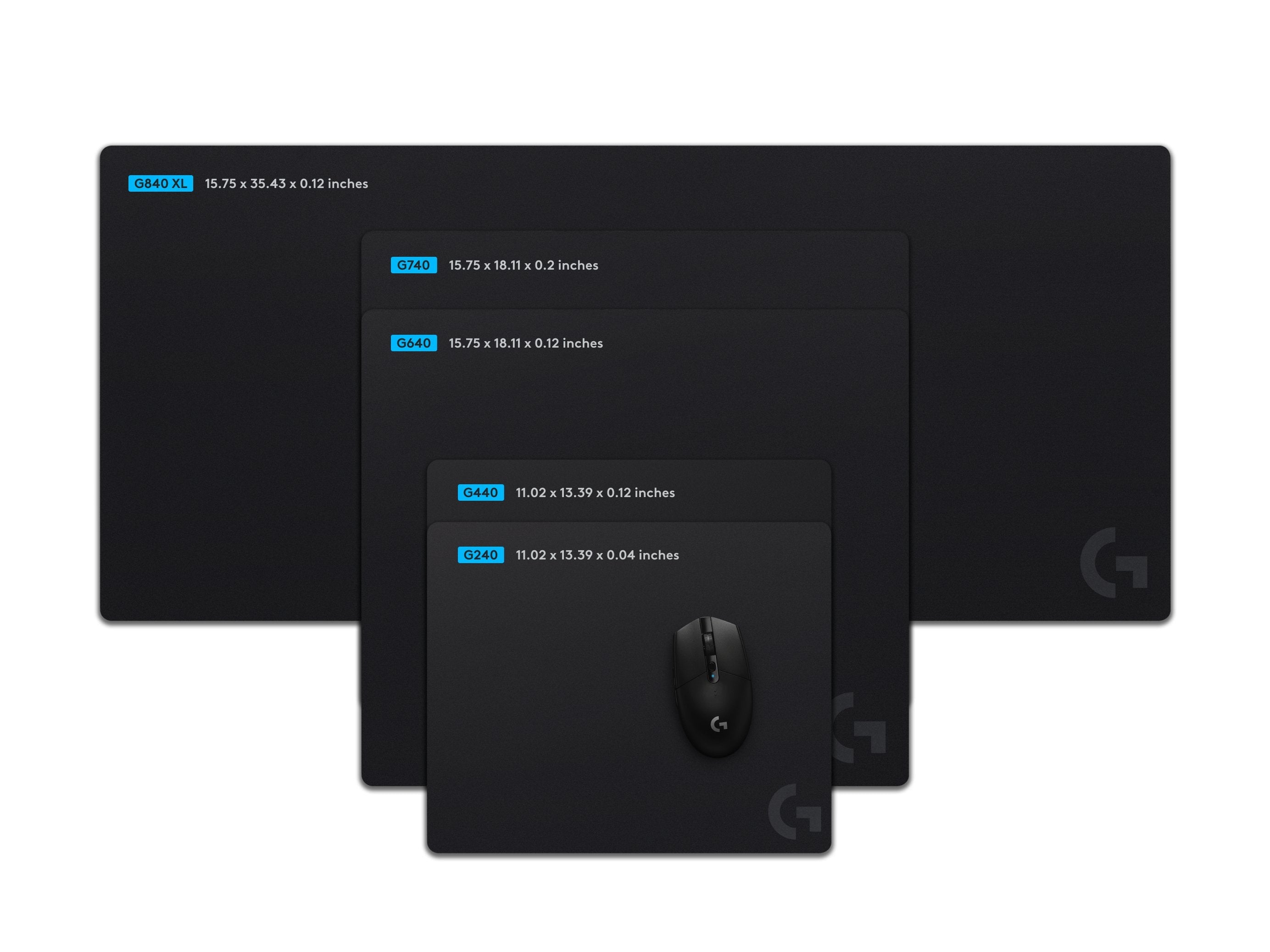 Logitech G G240 Alfombrilla De Ratón Negro