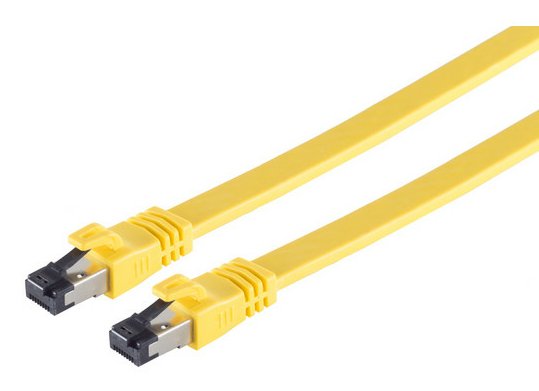 S-Impuls Cable De Red Cat 8.1 Plano Lszh Amarillo 0,5m