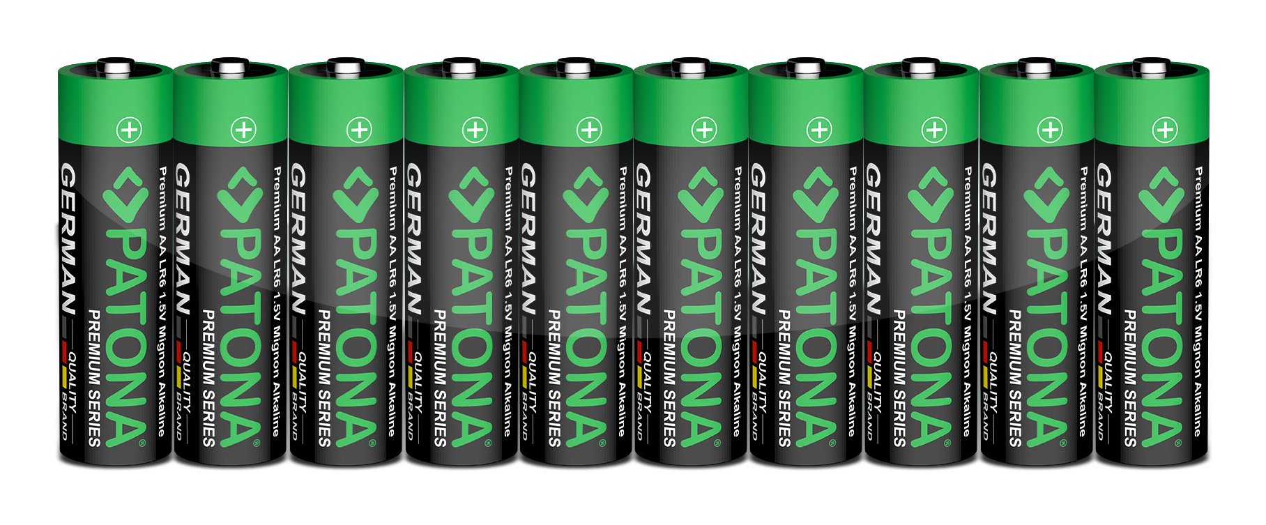 EAN 4055655253178 - PATONA 10 Stück AA Alkaline Batterie Batería de un solo uso Alcalino imagen 3