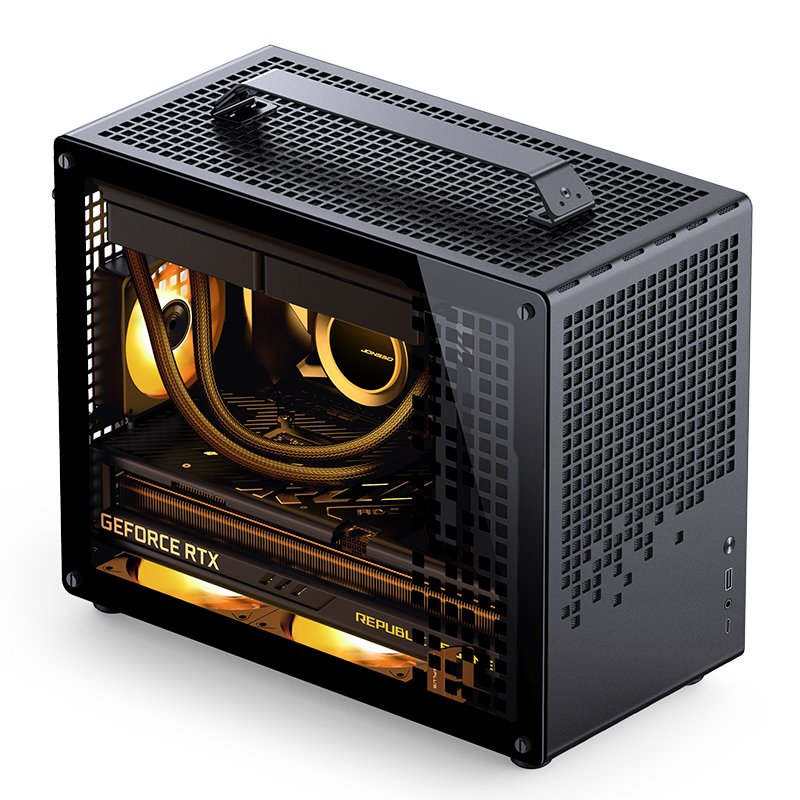Jonsplus Z20 Micro-Atx Carcasa, Con Tragegriff - Negro
