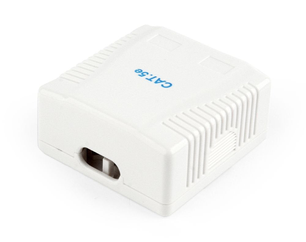 Gembird Roseta Ncac-2u5e-01 Cat5e Utp 2 Puertos Surface Mount Box