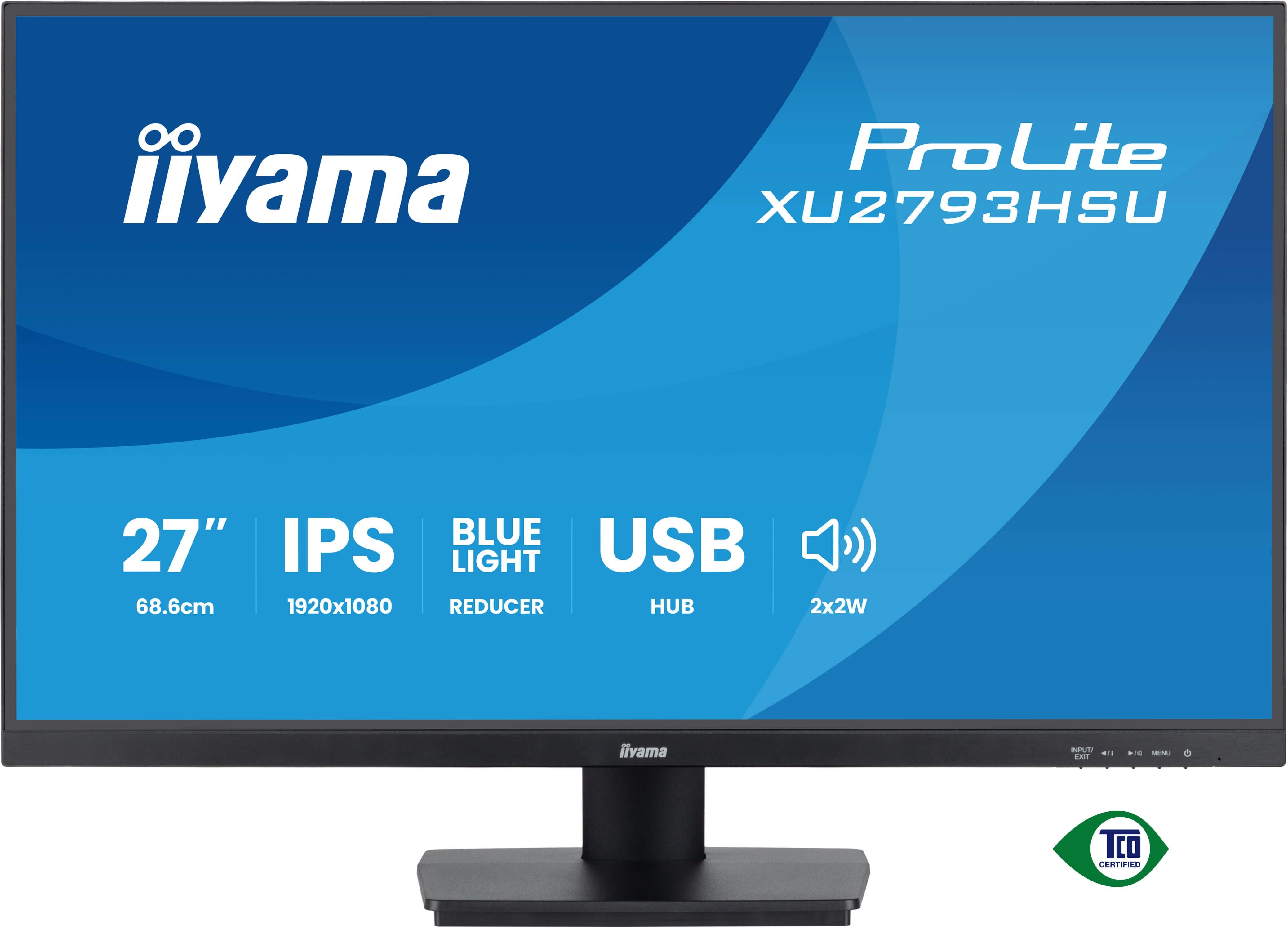 EAN 4948570124602 - iiyama ProLite XU2793HSU-B7 pantalla para PC 68,6 cm (27") 1920 x 1080 Pixeles Full HD LED Negro imagen 2