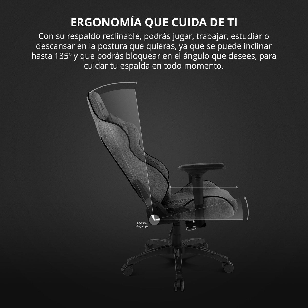 Silla Gaming Drift Dr190 Gris Oscuro