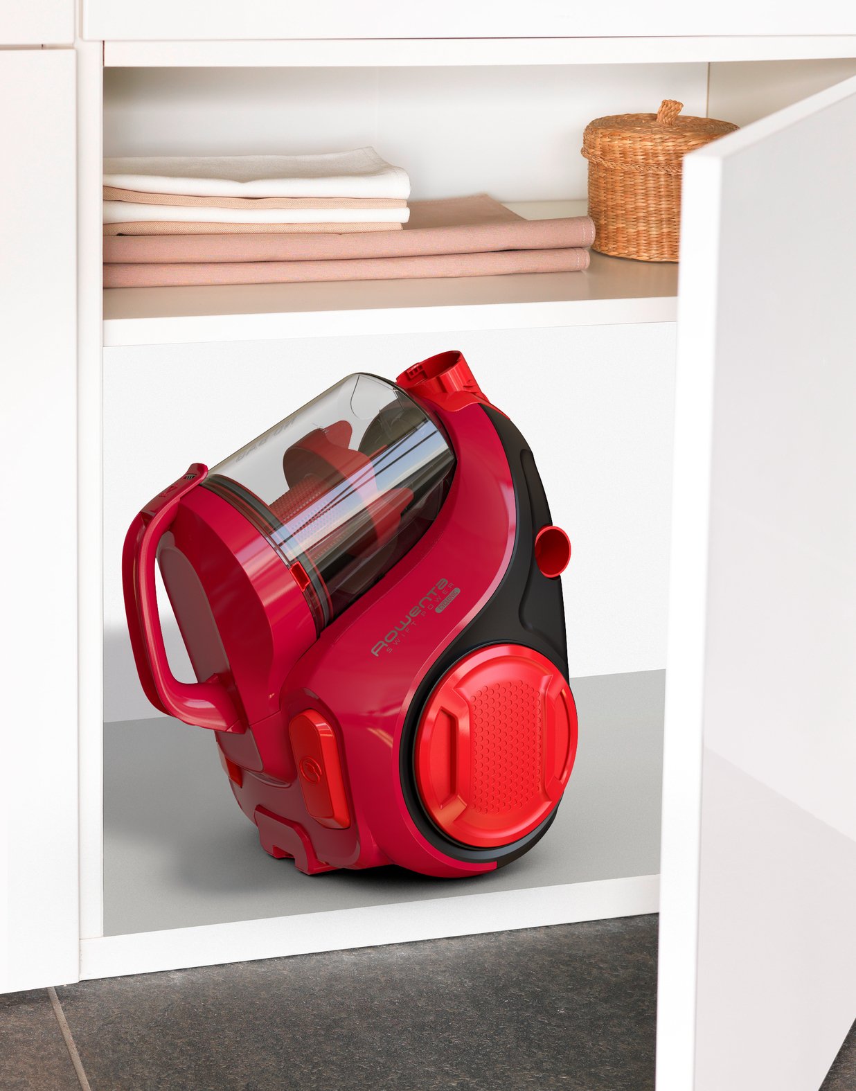 Aspiradora Rowenta Ro2913 De Suelo Rojo