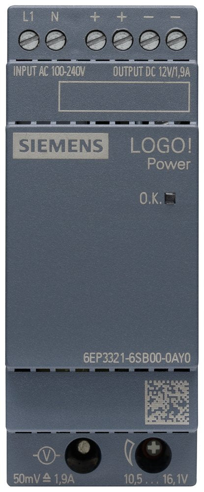 Siemens 6ep33216sb000ay0 Logo!Power 12v 1,9a Geregelte Stromversorgung