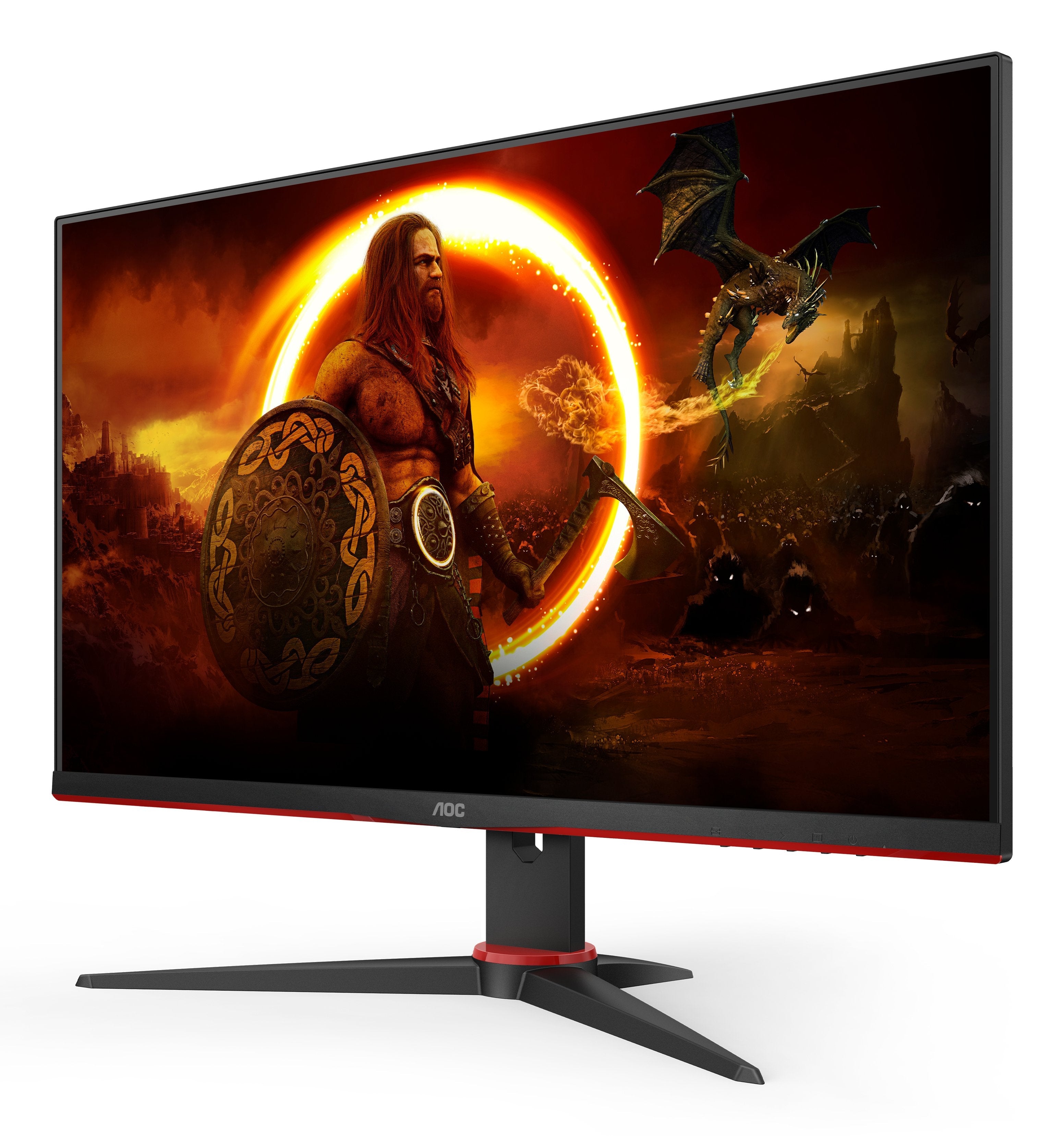 Monitor Gaming Aoc 24g2sae Bk 23.8' Full Hd 1ms 165hz Va Multimedia Negro