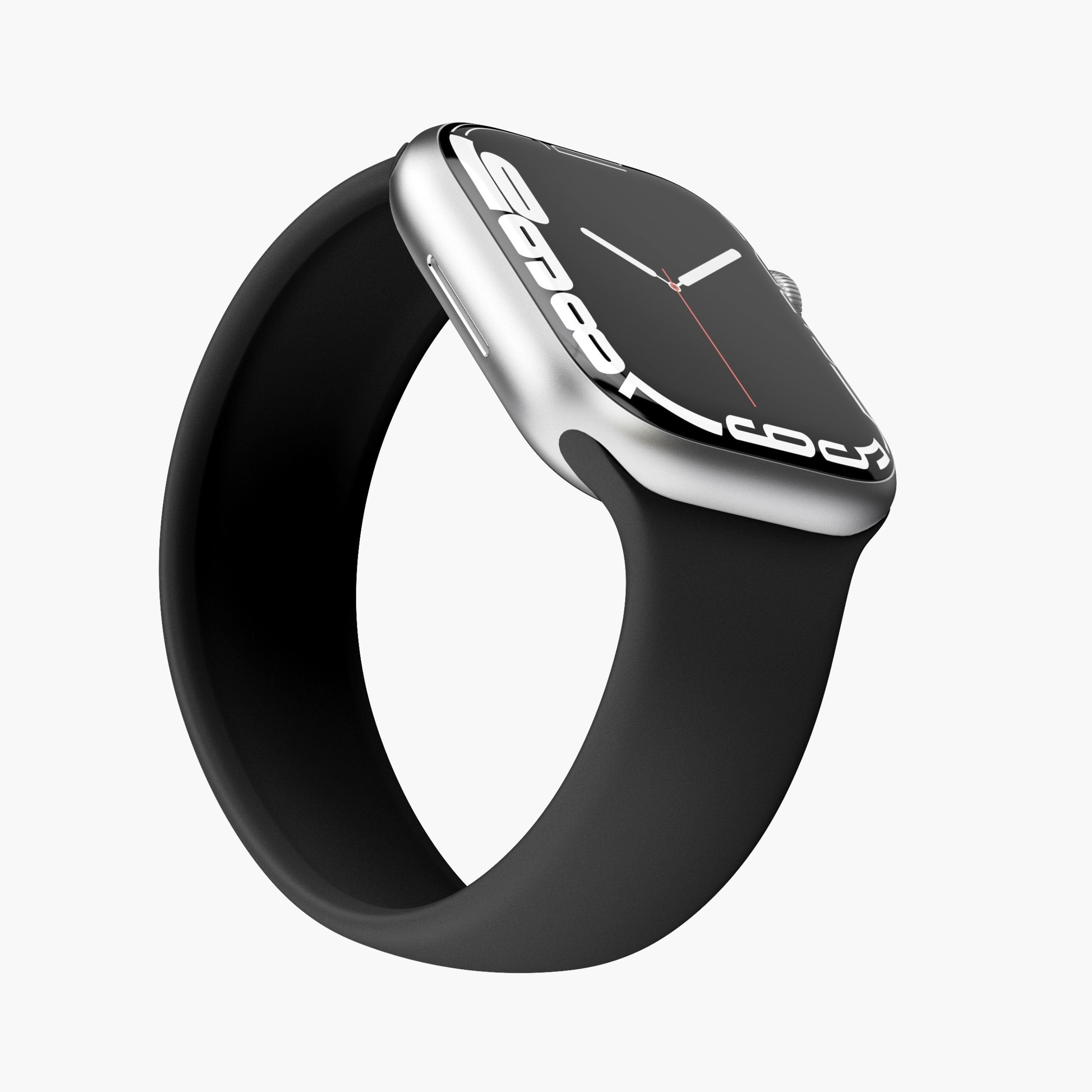 Vonmählen Watchstrap For Apple Solo Loop Funda 2 Band L Negro Negro (Aws00028)