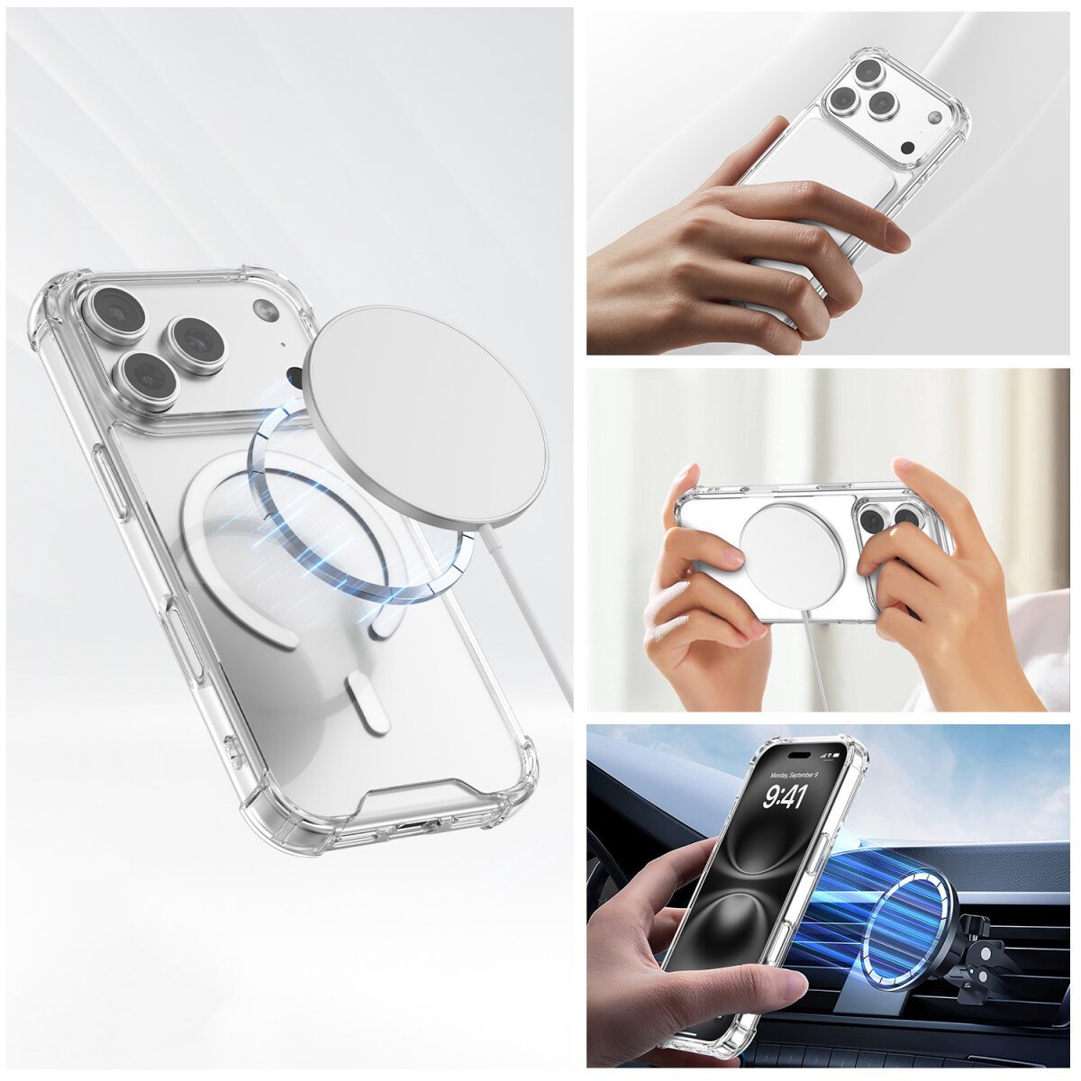 4smarts Hybrid Funda Ibiza Para Apple Iphone 17 Pro Magsafe-Kompatibel