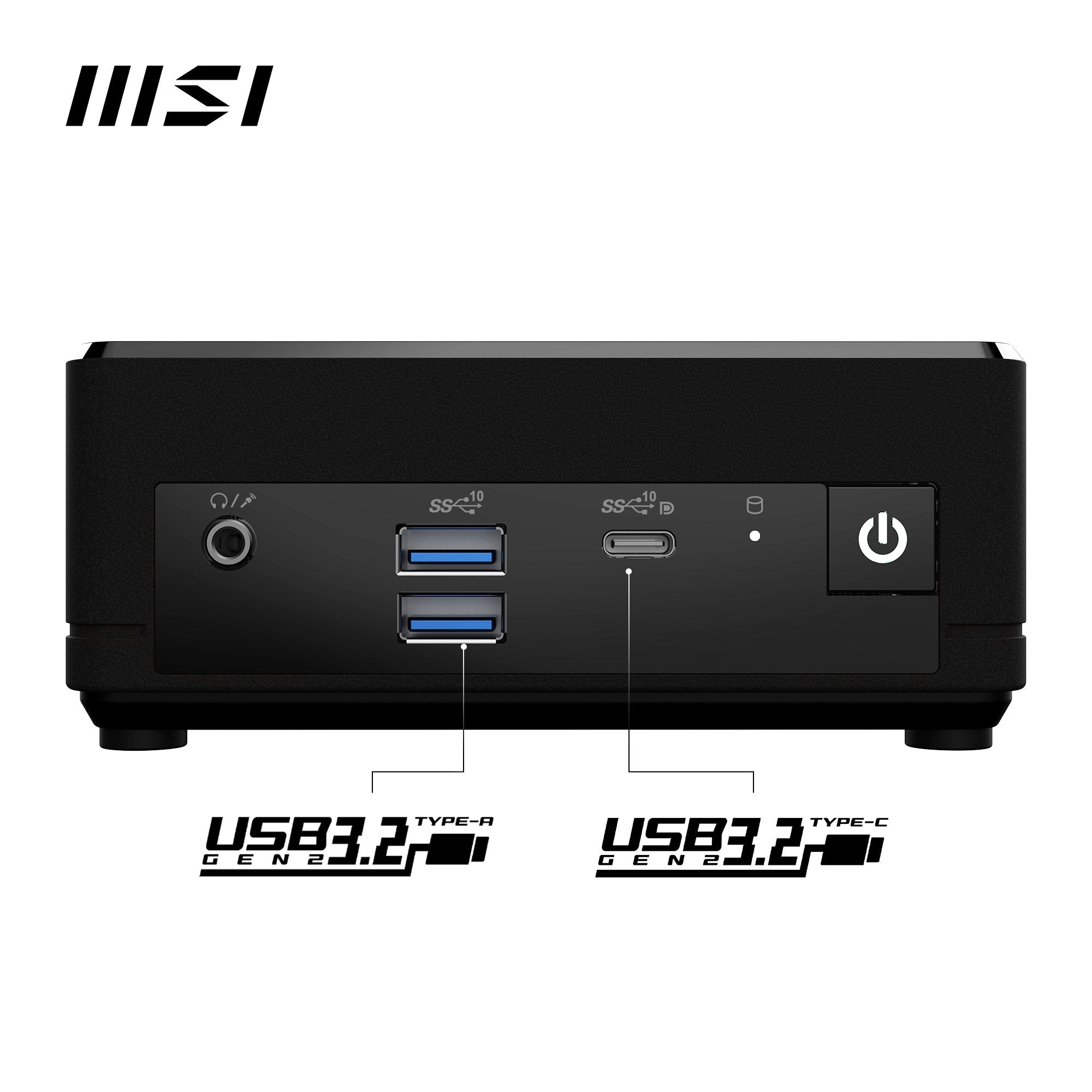 Msi Cubi N Adl-006de Intel N200 4gb 128gb Negro W11p