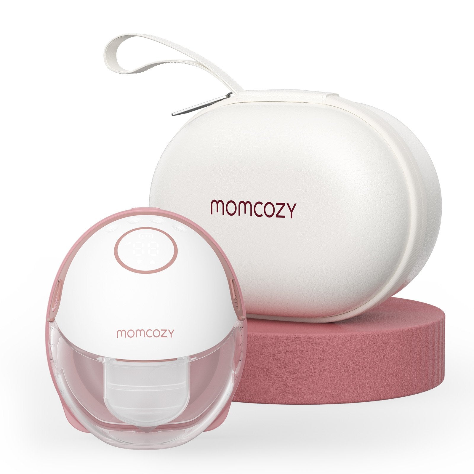 Momcozy - M6 Freihändige Milchpumpe - Rot