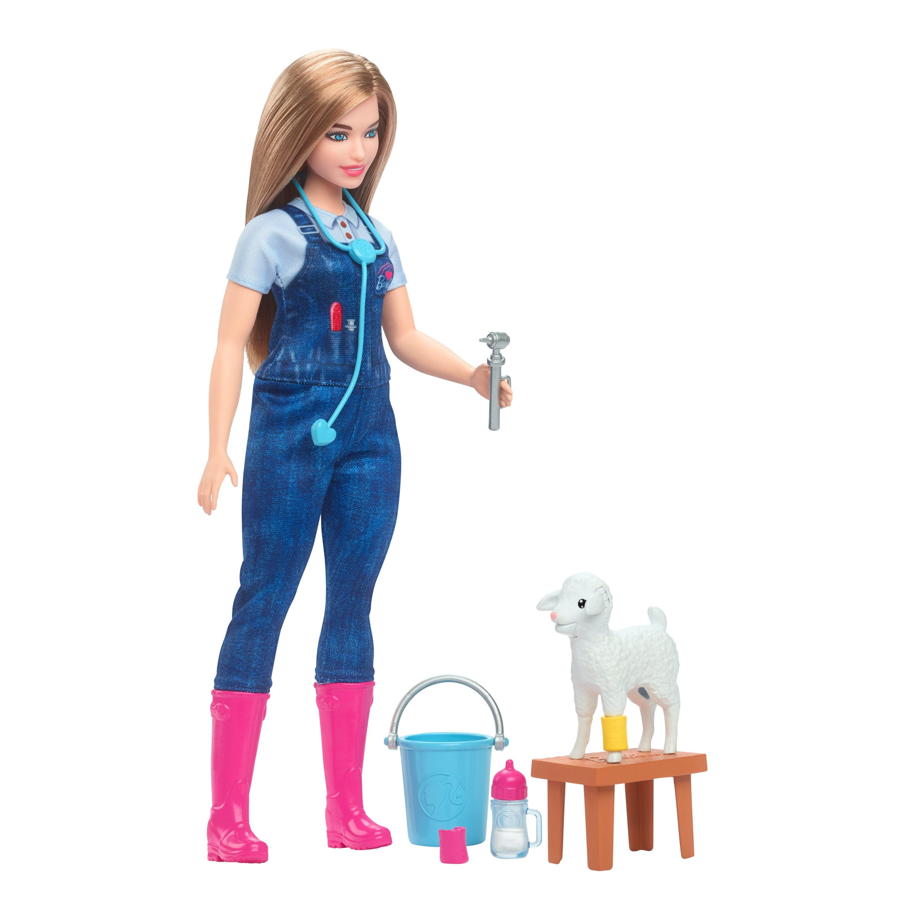 Figura Hrg42 Mattel Barbie Bauernhof-Tierärztin
