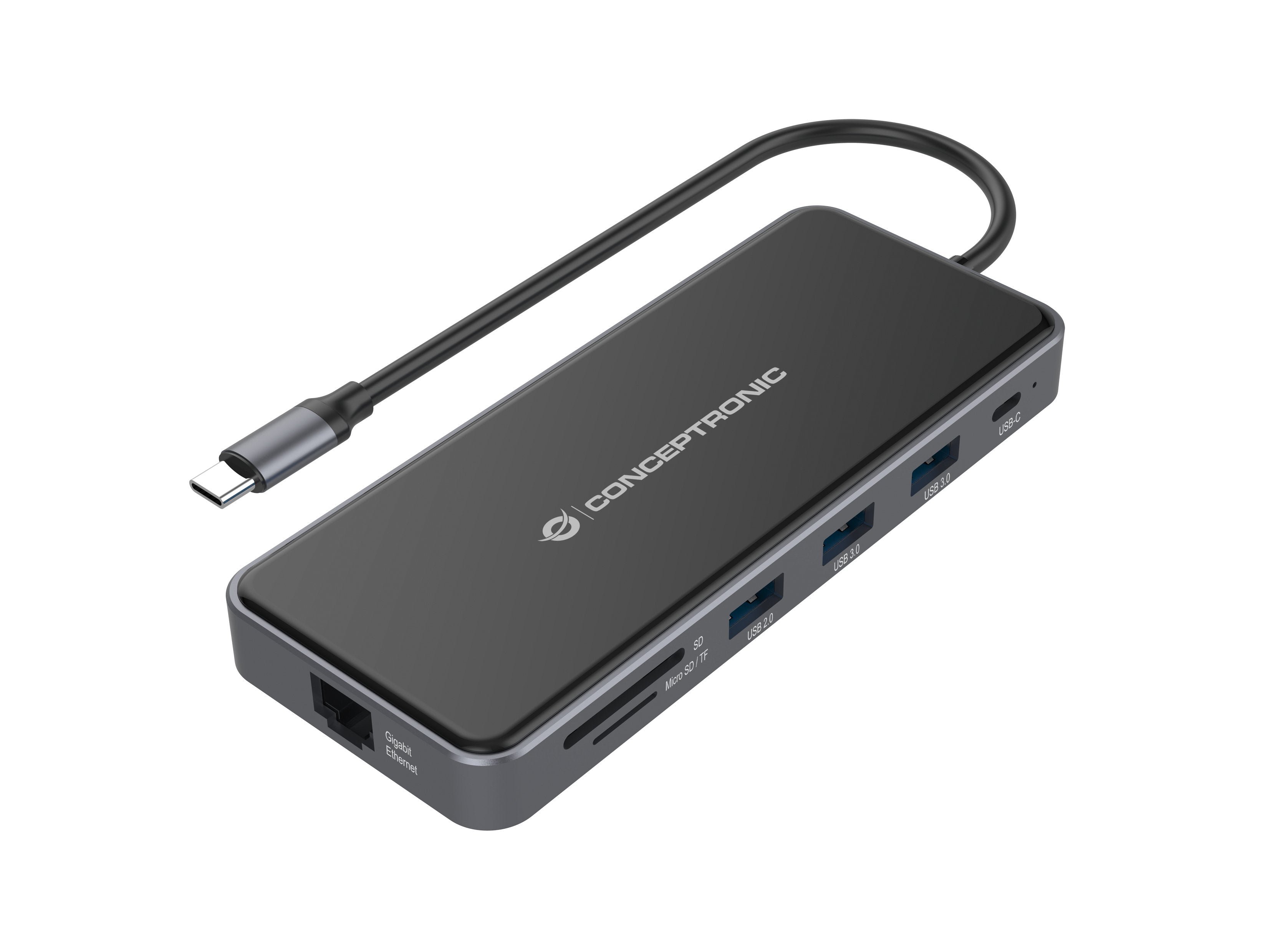 EAN 4015867229132 - Conceptronic DONN15G base para portátil y replicador de puertos Alámbrico USB 3.2 Gen 1 (3.1 Gen 1) Type- imagen 1