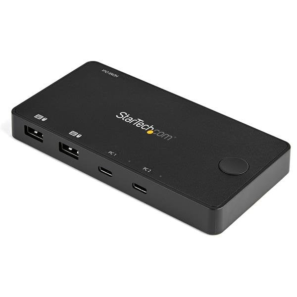 2 Port Usb C Kvm Switch - Hdmi Cpnt 4k 60hz W/ Usb Type C Cables In