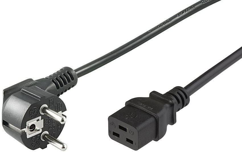 Microconnect Pe0771903 Cable De Alimentacion Negro 3 M Cee7/7 C19 Acoplador