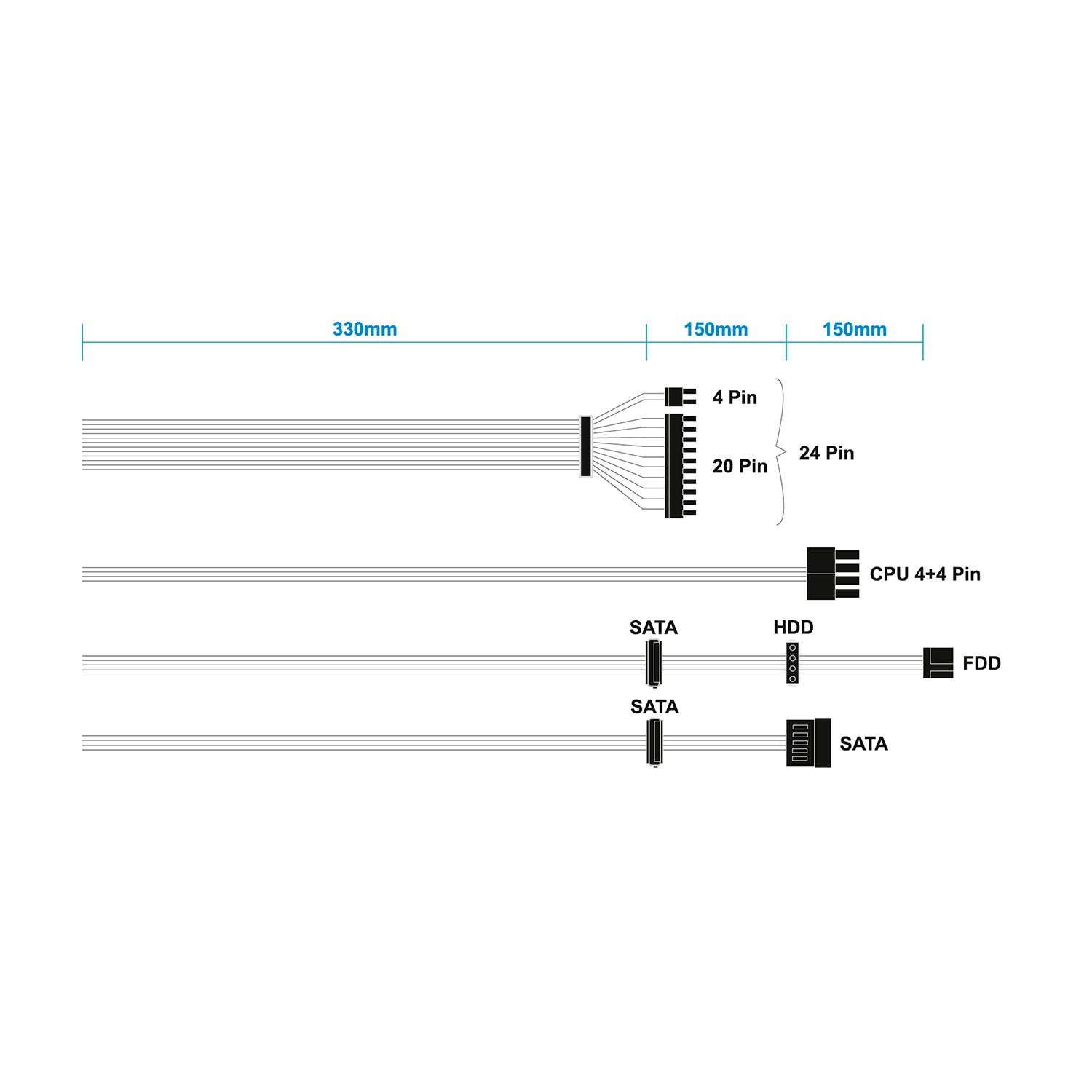 Fuente Alimentacion Tfx 500w Oem, Plata
