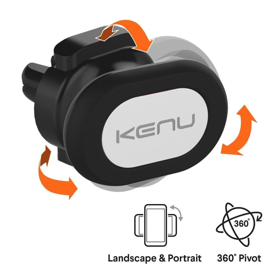 Kenu Airframe Magnetic Móvil Soporte Negro