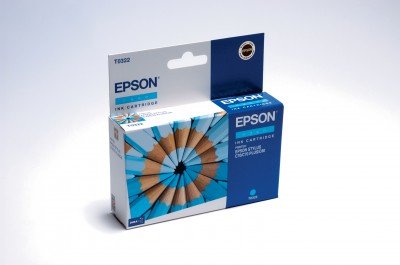 Original Epson Cartucho Inyeccion Tinta Cian Stylus C/70/80 T0322