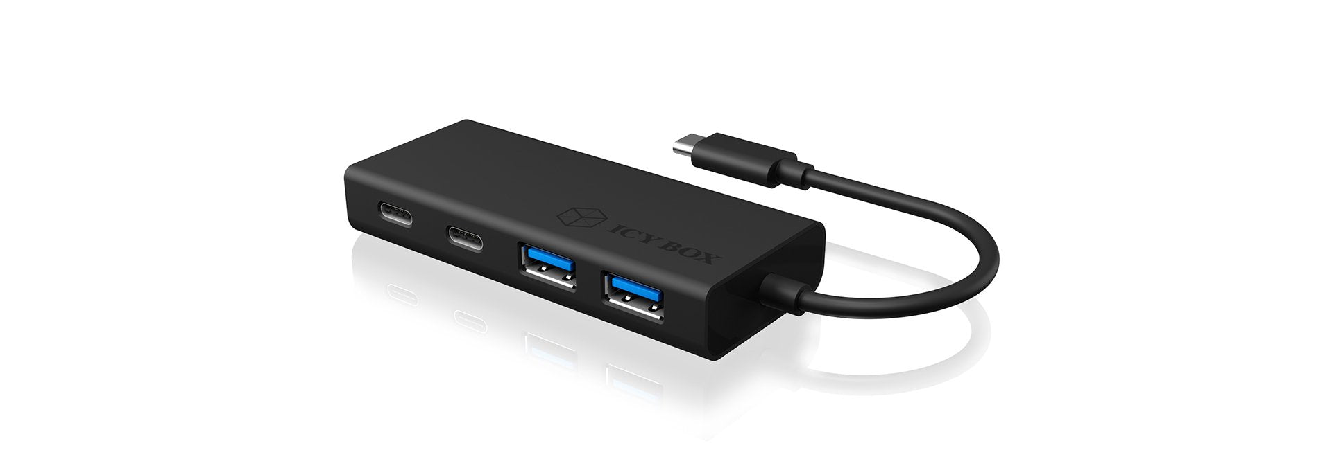 Icy Box Usb 3.0 Hub Type-C To 2x Type-C And 2x Type-A Ports