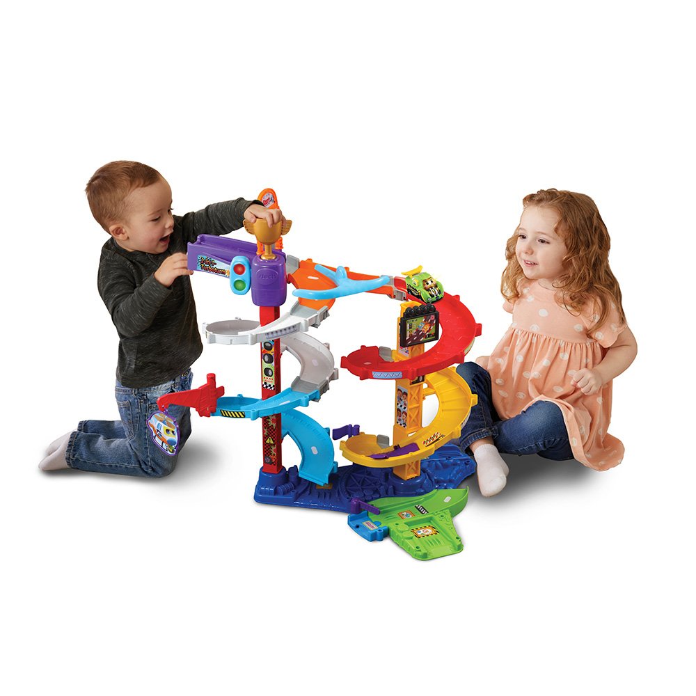 Vtech Hace Turboturm De Baby Speedsters-2-In-1, Construcción De Juegos 80-535004