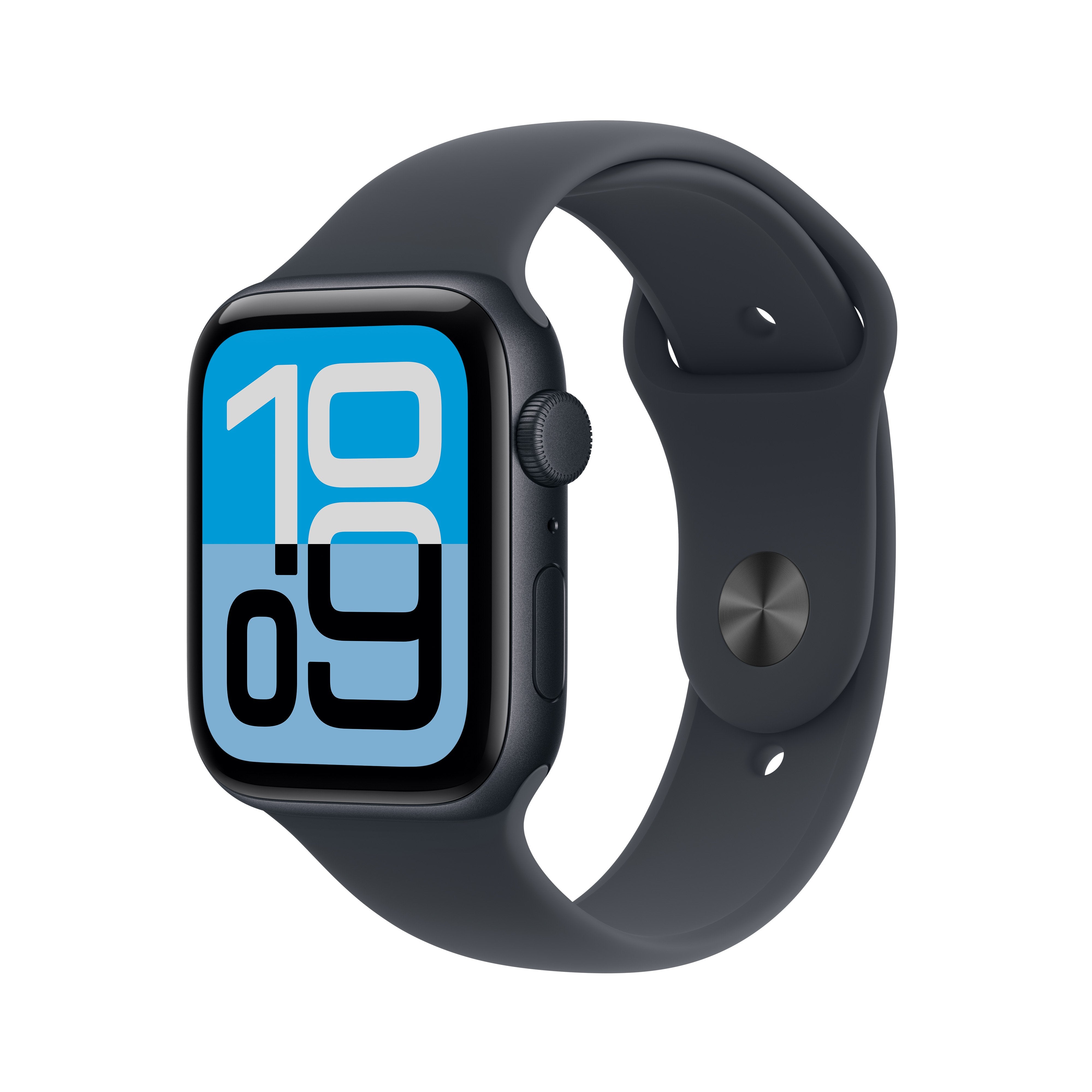 Apple Watch Se3 Gps 44mm Caja De Aluminio Medianoche Correa Deportiva Negra M L