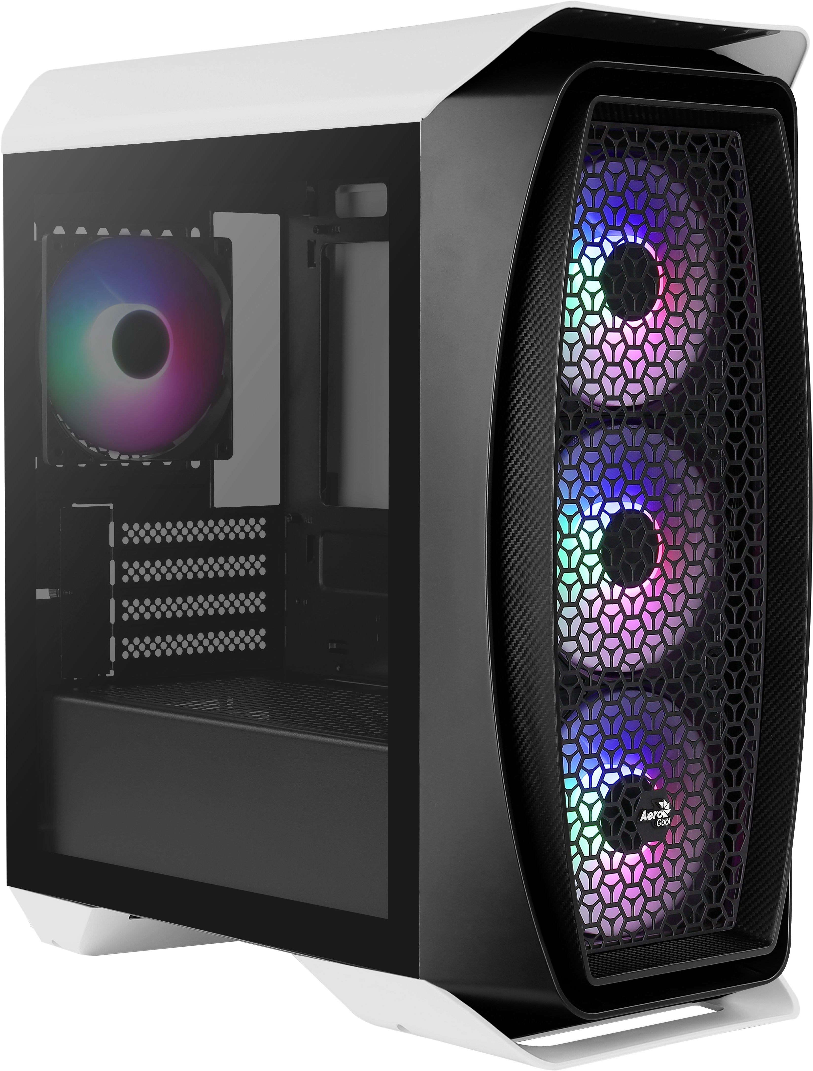 Caja Gaming Minitorre Aerocool Aero One Mini Frost Blanco