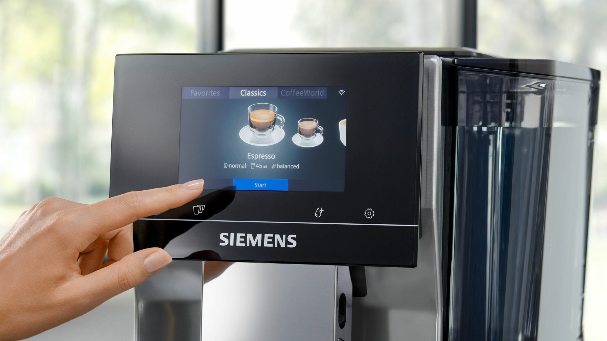 Cafetera Siemens Eq.700 Tp715d01 Eléctrica Totalmente Automática Máquina Espresso 2,4 L
