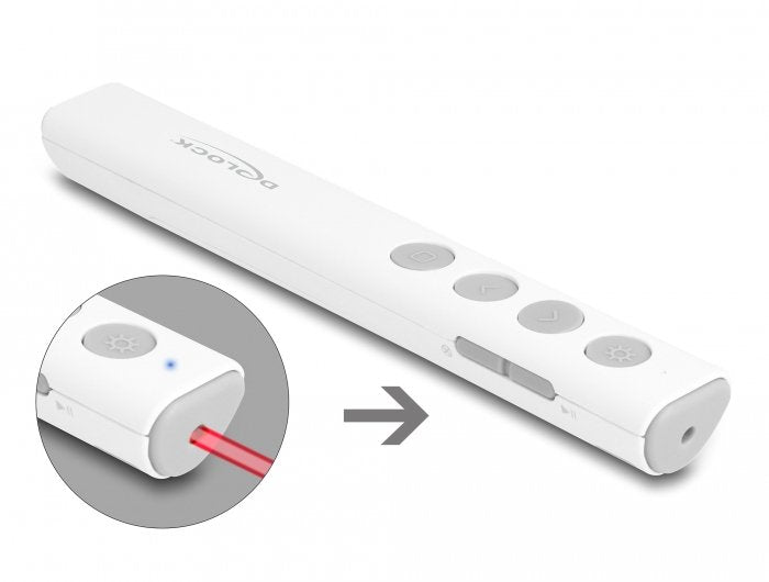 Delock 64251 Presentador Láser Usb Blanco