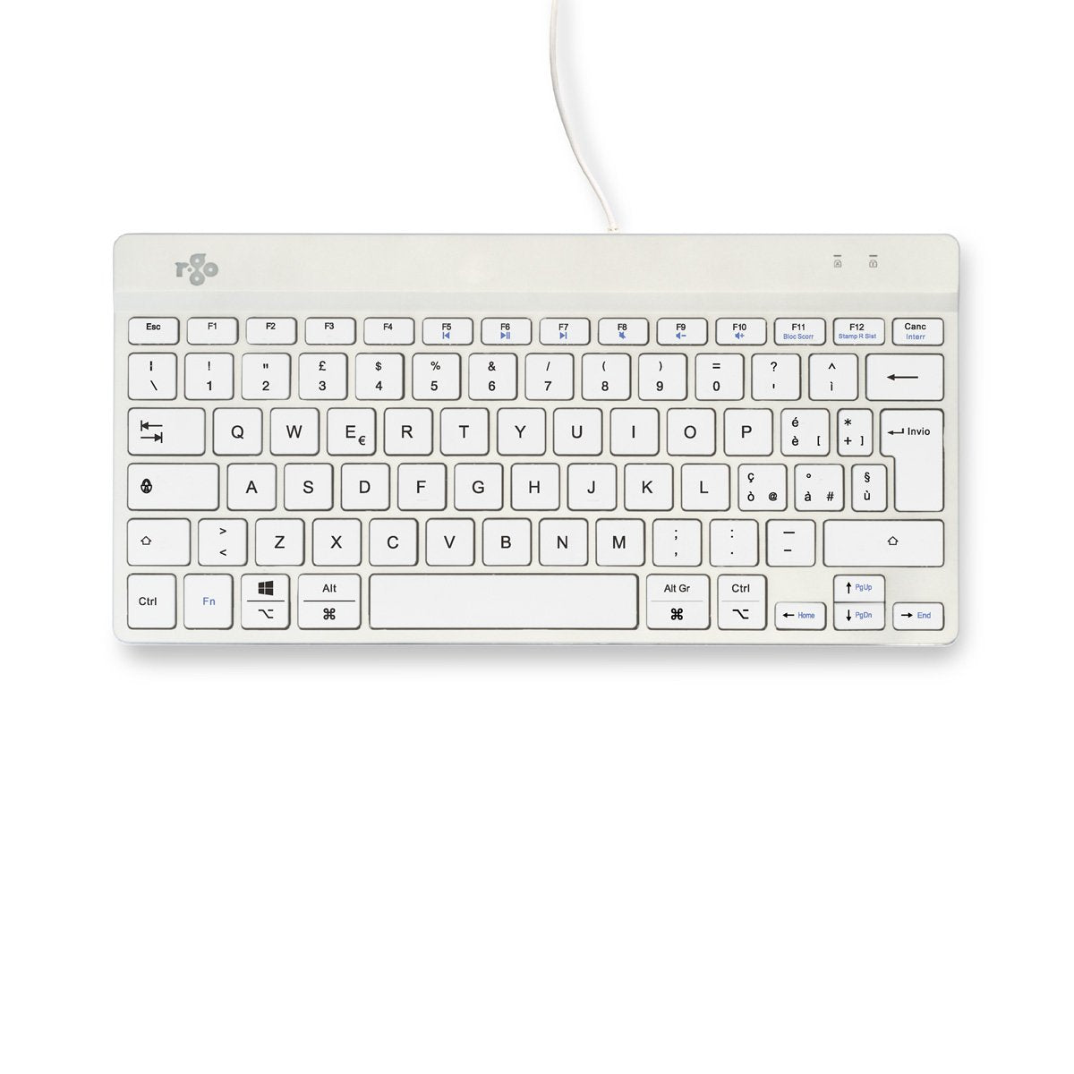 EAN 8719274491774 - R-Go Tools RGOCOITWDWH teclado Oficina USB Italiano imagen 3