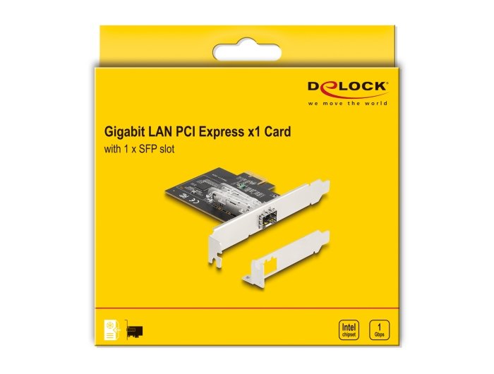 Delock Pci Express X1 Tarjeta A 1 X Sfp Slot Gigabit Lan I210
