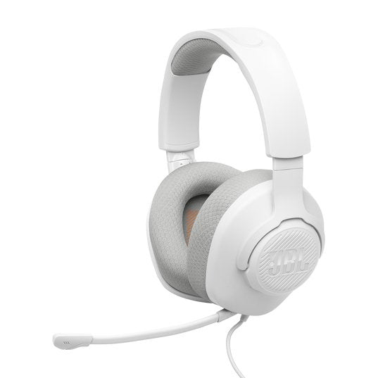 Jbl Quantum 100m2 Headphone Wired Gaming Headset With Microphone, White Eu