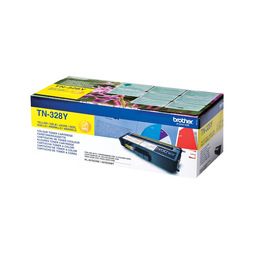 Toner Original Brother Tn-328y Yellow