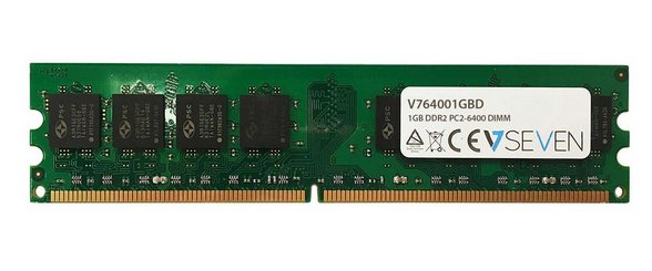 Memoria V7 Non Ddr2 1gb 800mhz Cl6 V764001gbd