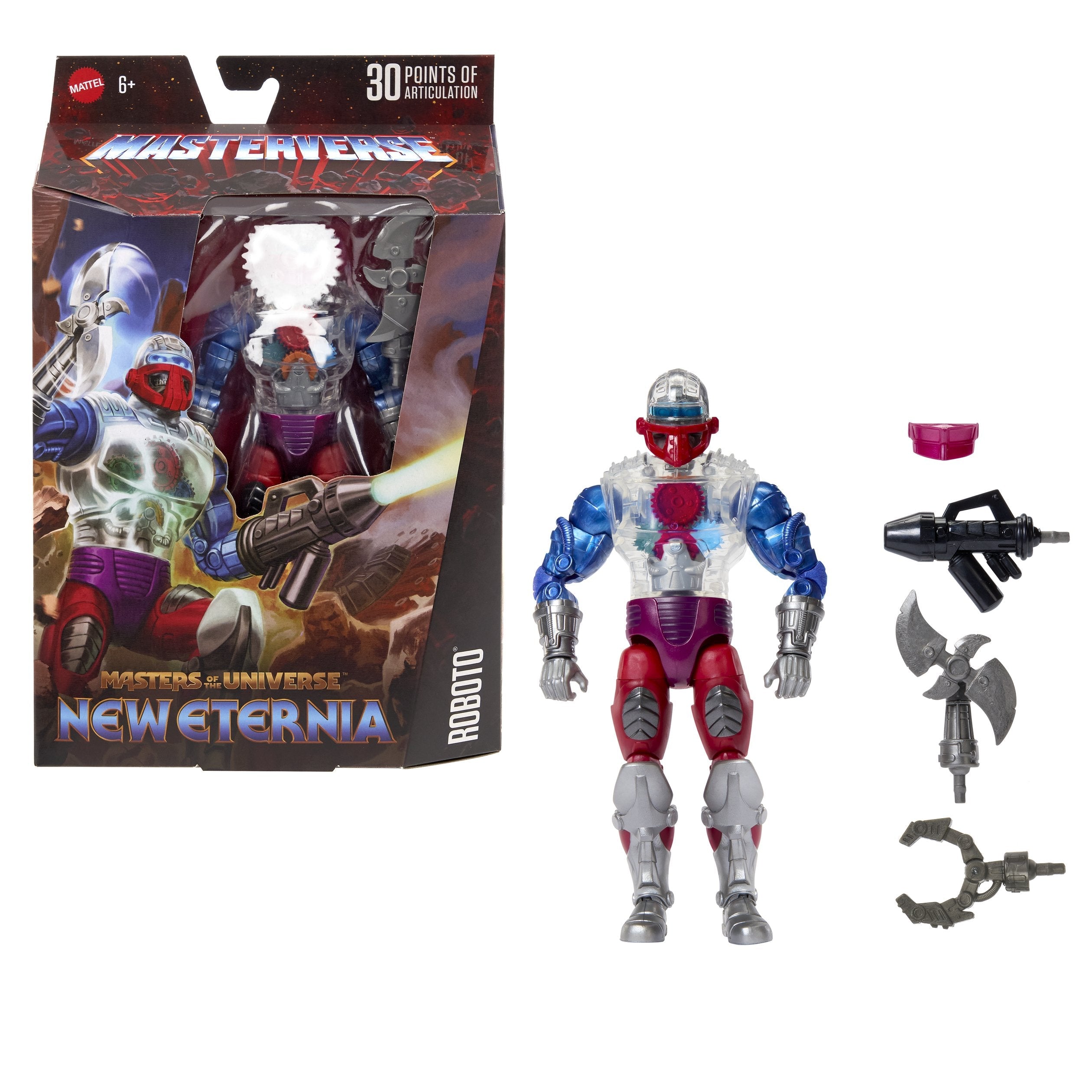 EAN 0194735265008 - Masters of the Universe Masterverse New Eternia Roboto imagen 6
