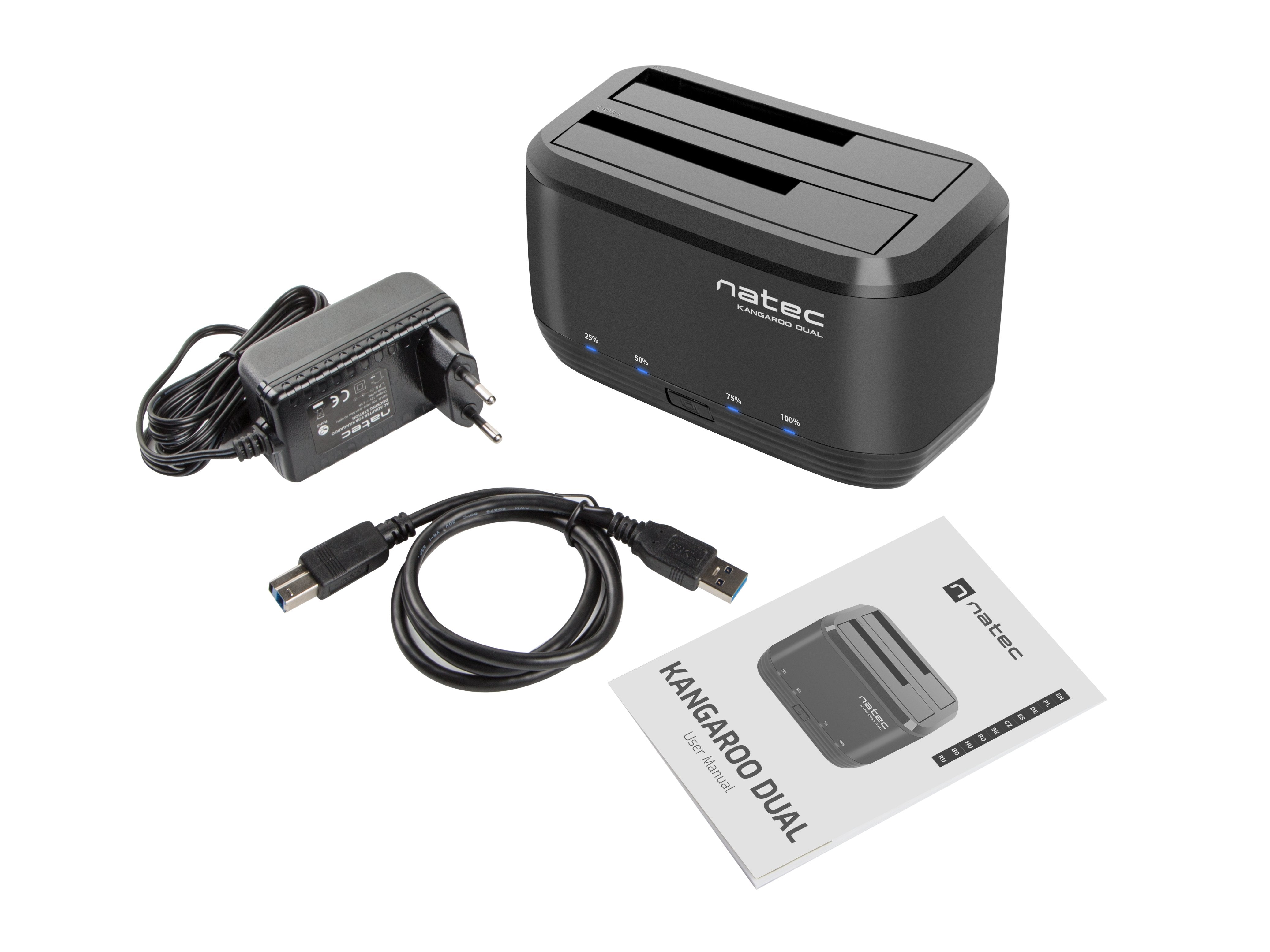 EAN 5901969407907 - NATEC Kangaroo Dual USB 3.2 Gen 1 (3.1 Gen 1) Type-A Negro imagen 8
