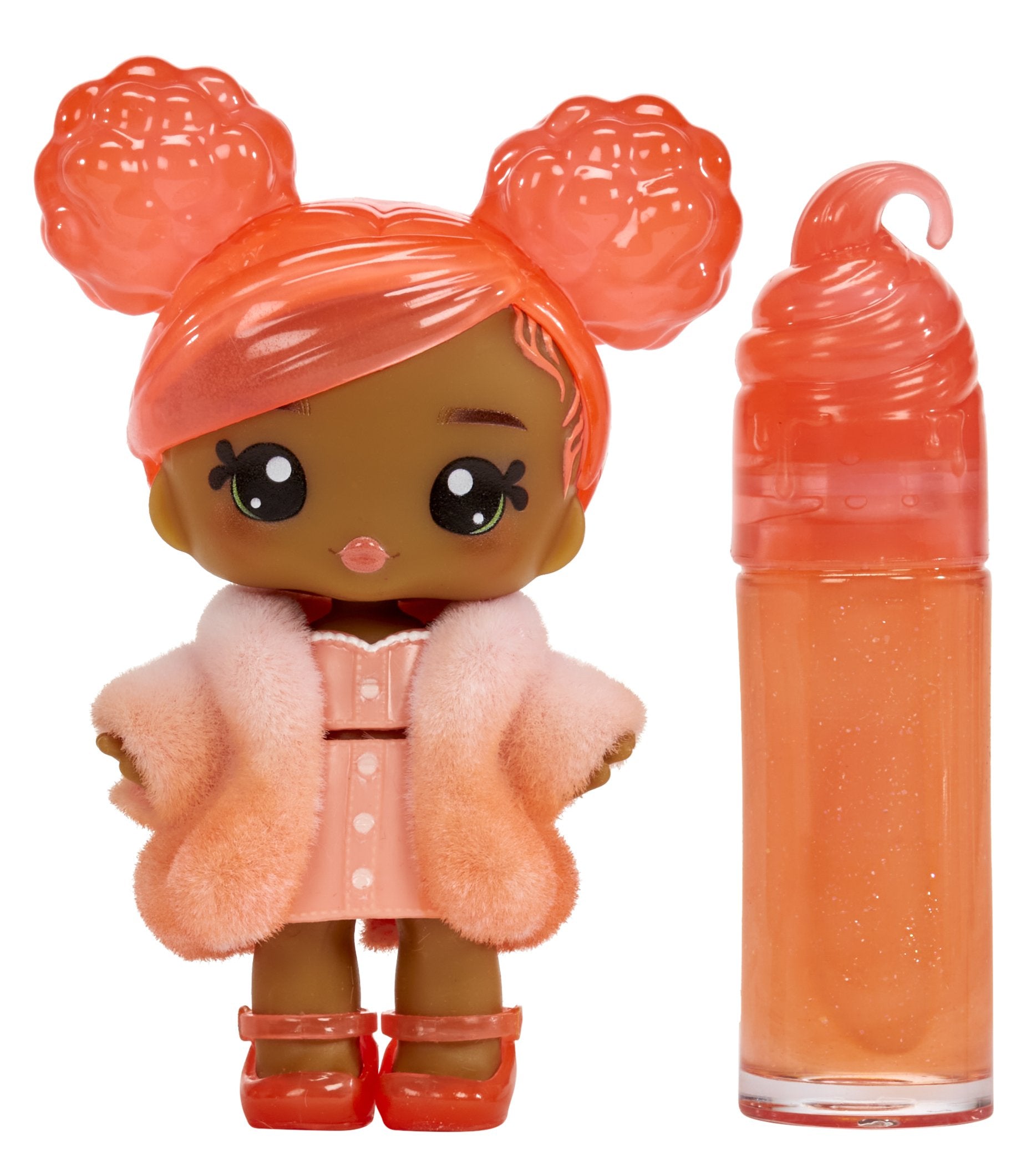 Muñeca Yummiland Lipgloss De Mga Entertainment: Piper Peach, Muñeca 120759-Euc