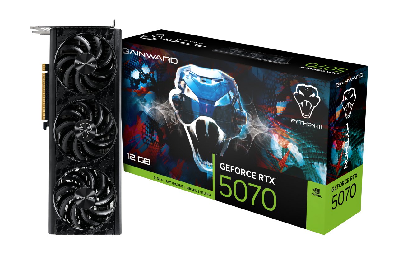 EAN 4710562245110 - Gainward GeForce RTX 5070 Python III NVIDIA 12 GB GDDR7 imagen 9