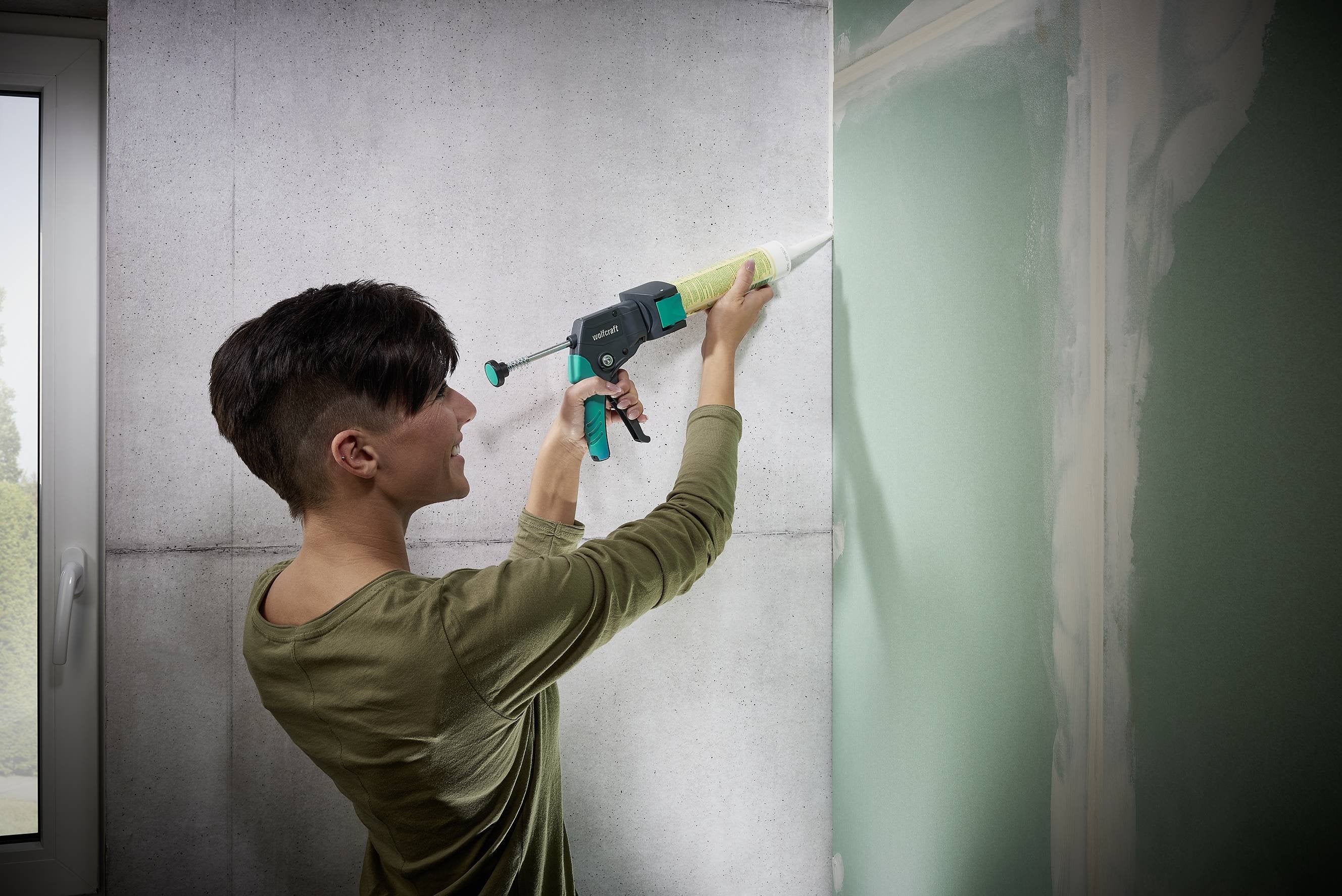 EAN 4006885435704 - wolfcraft GmbH 4357000 pistola de calafateo Pistola de calafateo de cartuchos imagen 6