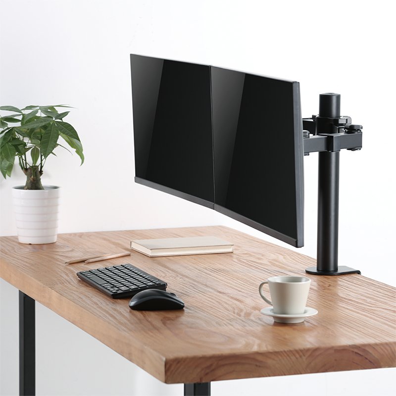 Soporte De 2 Monitores Logilink 17 - 32 '', Longitud Del Brazo Ajustable